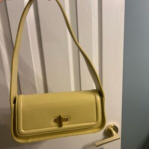 Rachel Zoe Mustard Leather Shoulder Bag